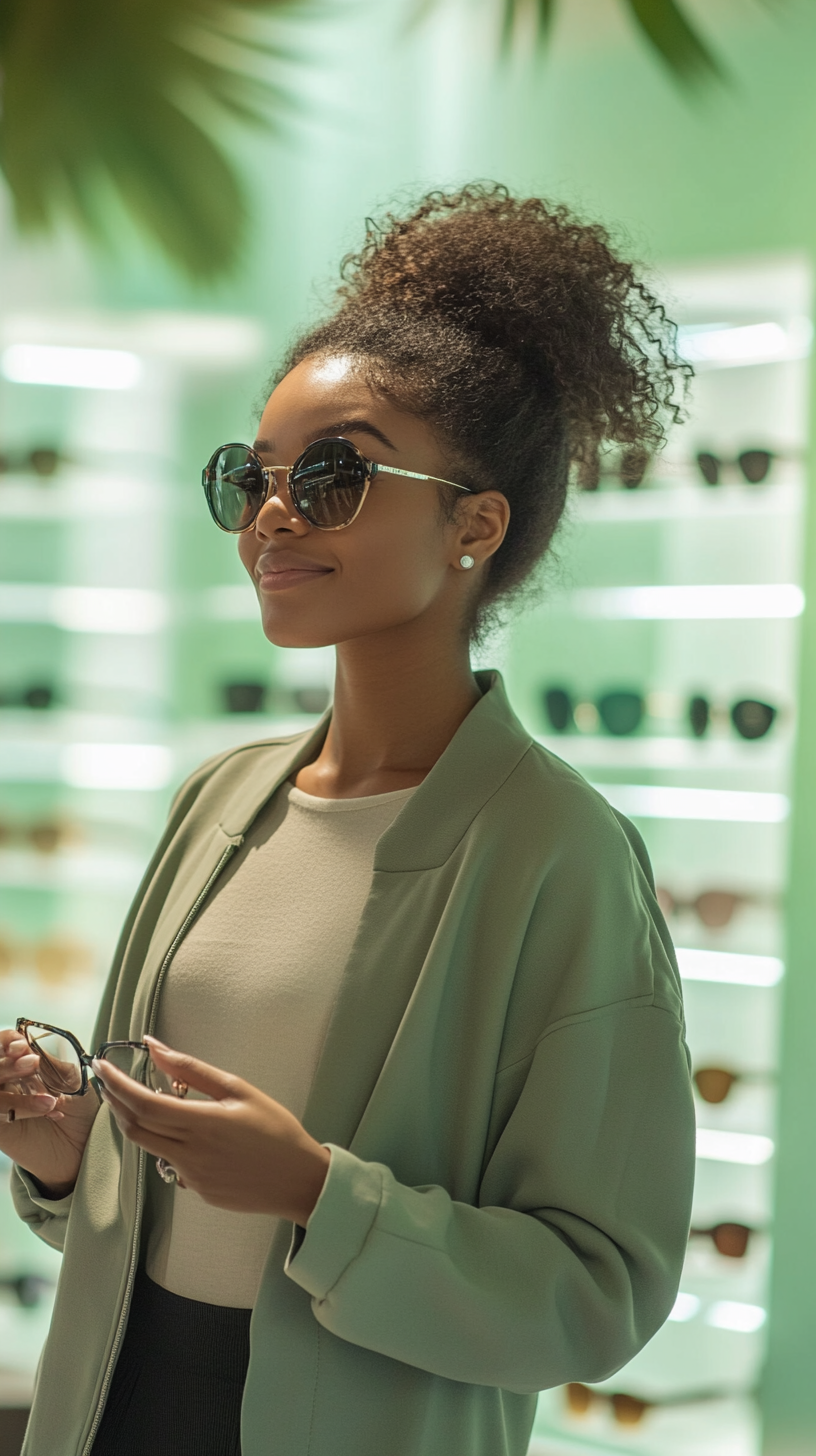 Symbolbild einer Brillenberatung in einem Optiker-Fachgeschäft. Der Optiker Berlin in Altglienicke bietet professionelle Beratung.